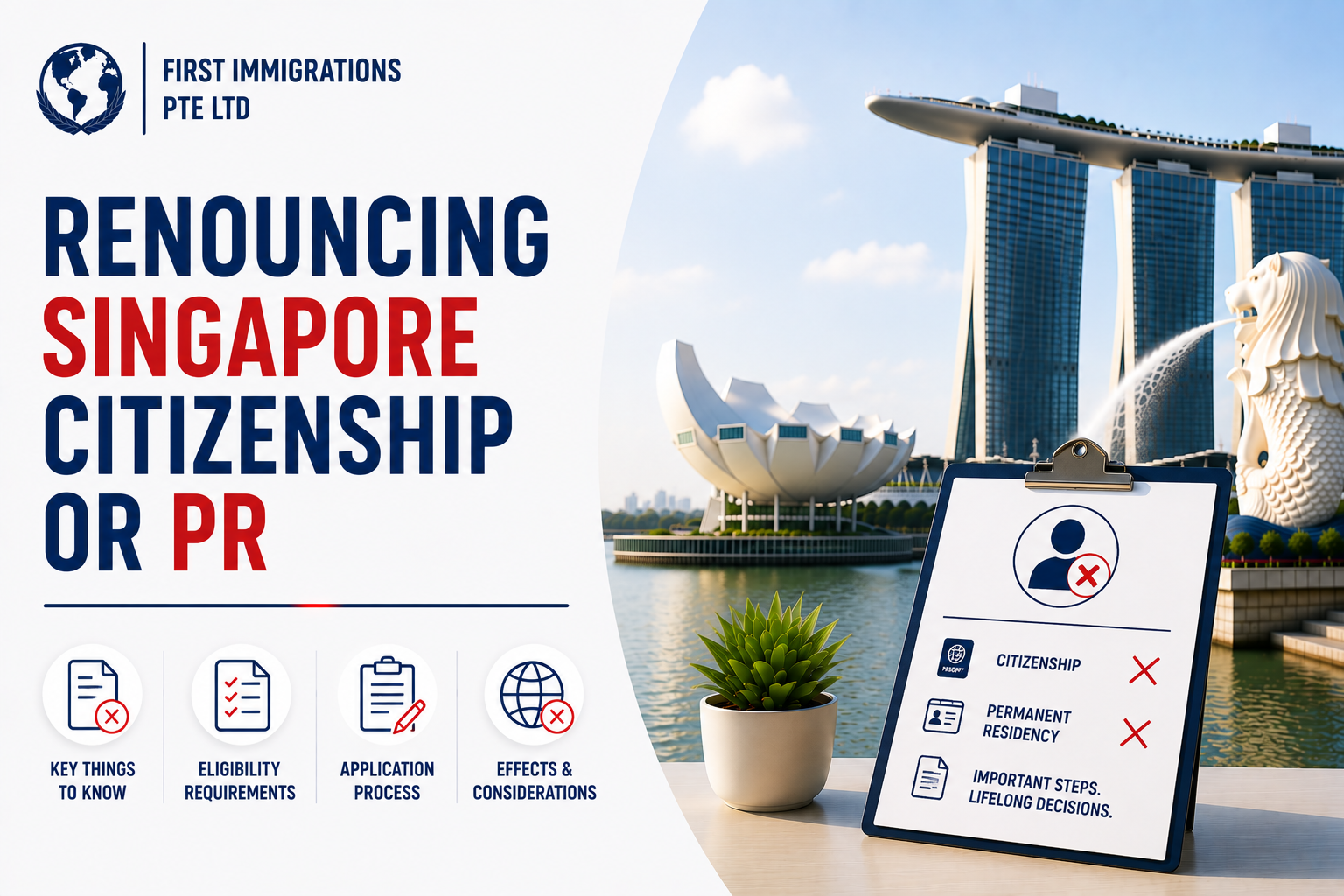 Renouncing Singapore Citizenship or PR