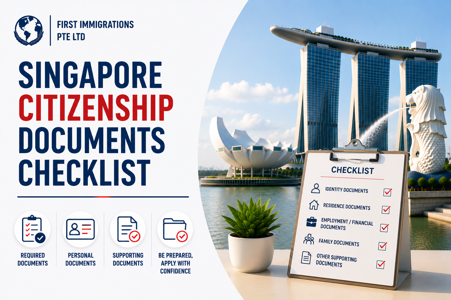 Singapore Citizenship Documents Checklist